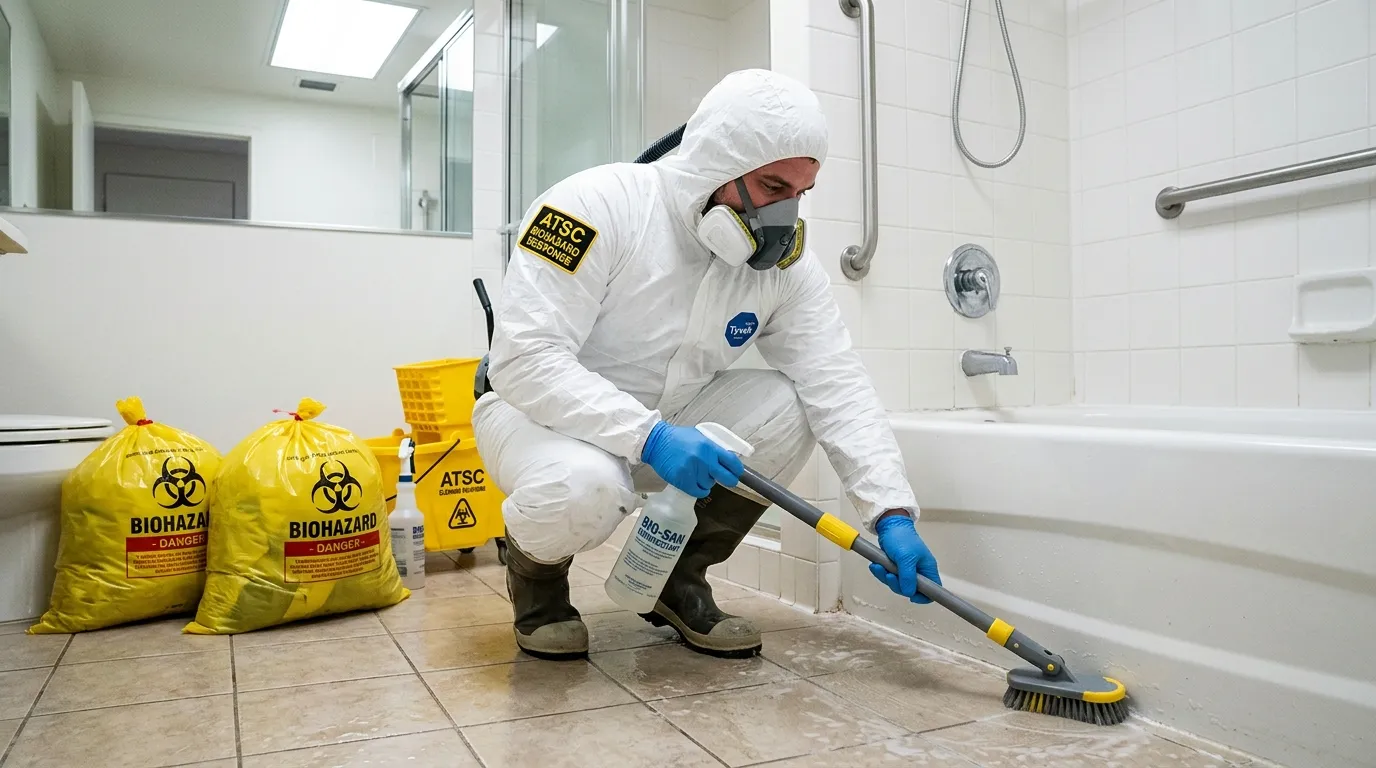 Decontamination equipment deployed for Blood Cleanup in Beaumont